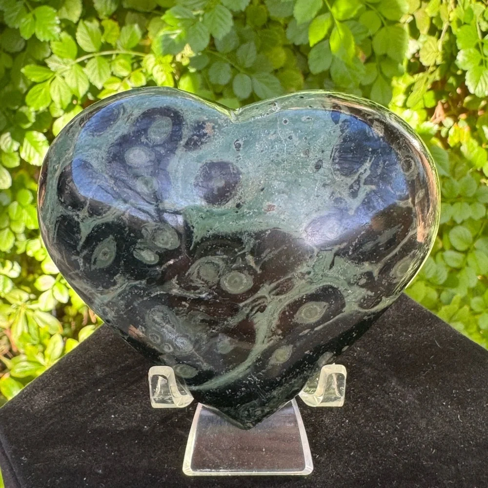Kambaba Jasper Heart 11.7oz